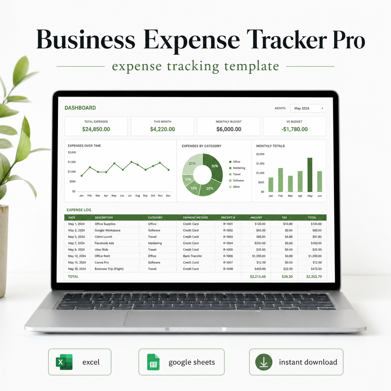Business Expense Tracker Pro